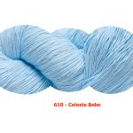 610 - Celeste Bebe Cotton Fino