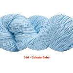 610 - Celeste Bebe Cotton Grueso